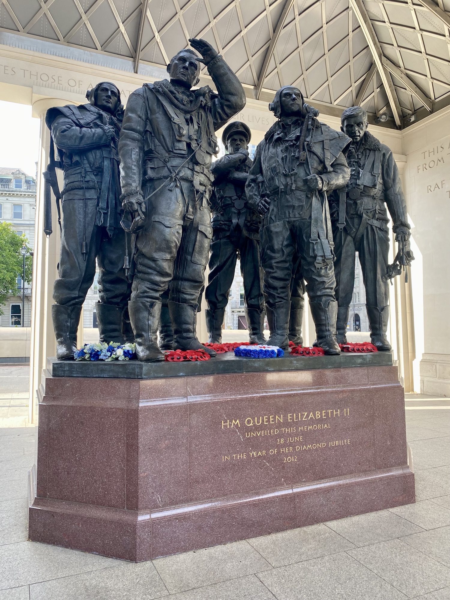 Bomber command memorial in London