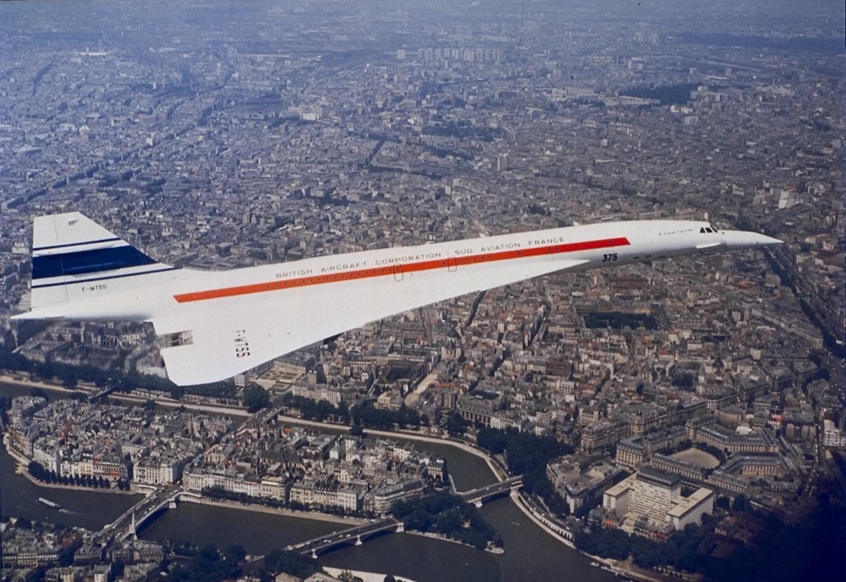 Concorde's inaugural flight