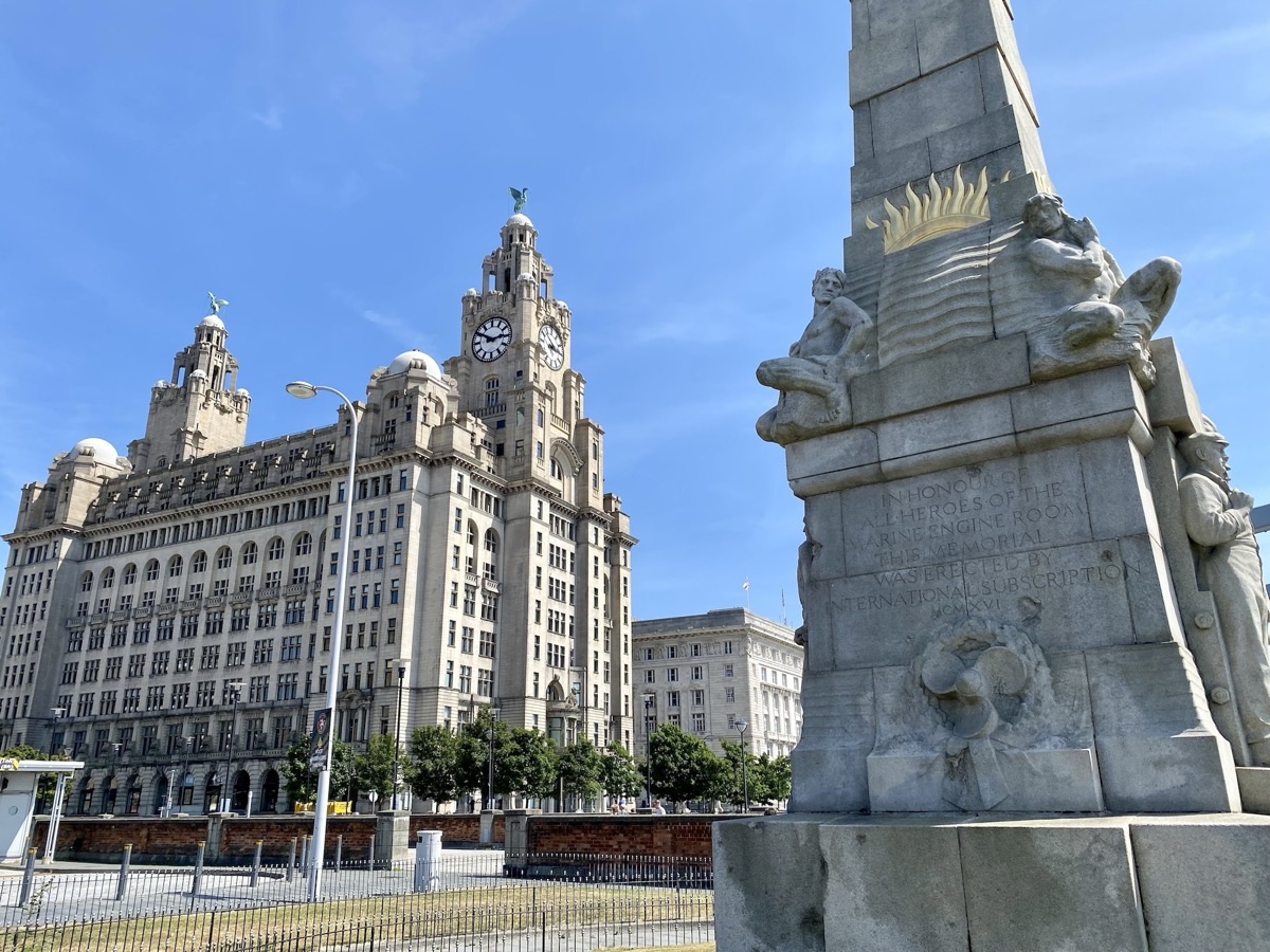 Titanic boilerroom memorial in Liverpool