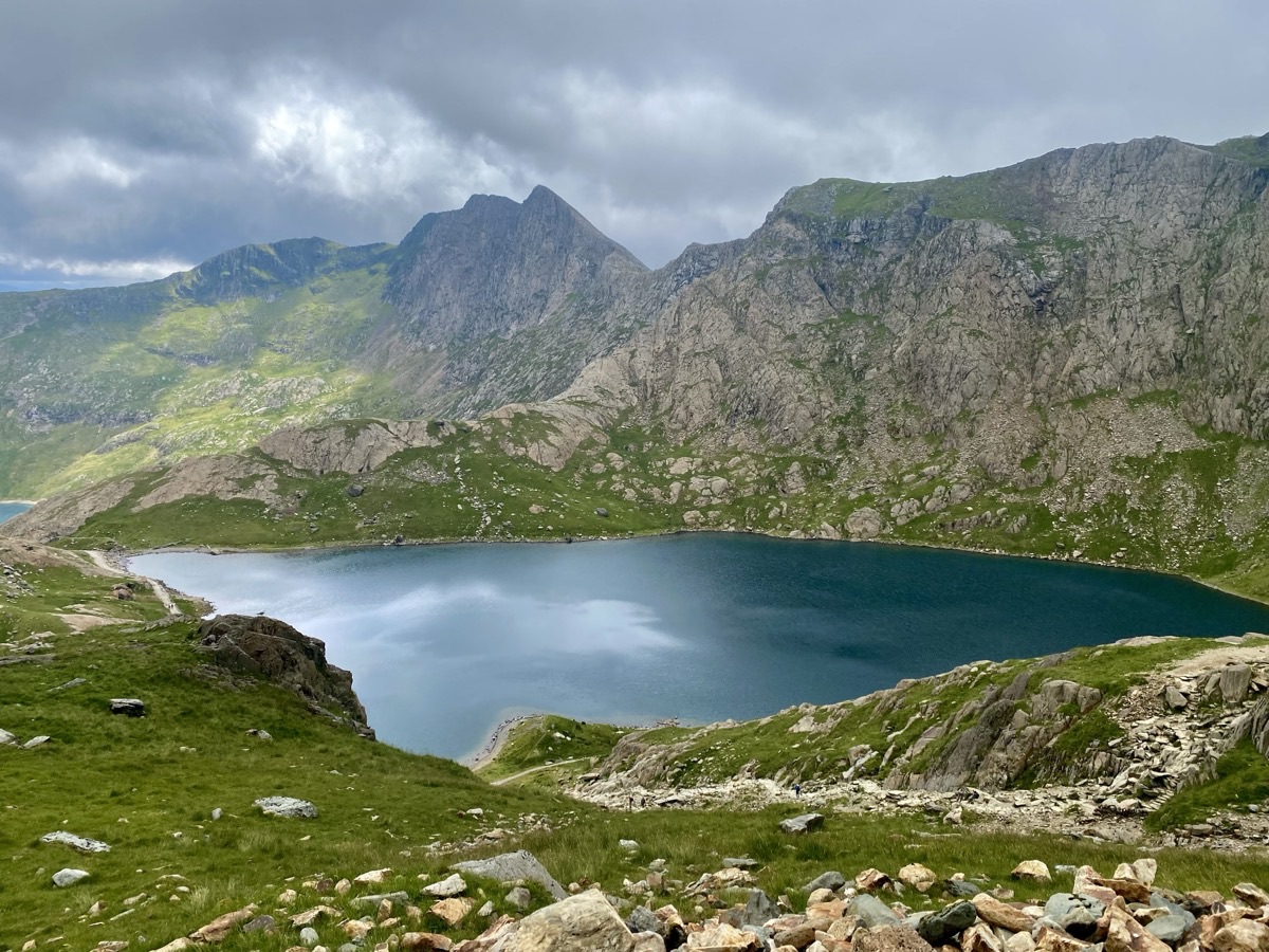 Mountain lake in Wales