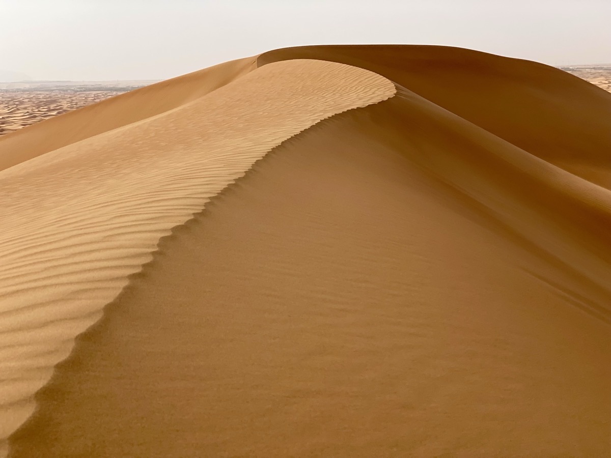 Sand dunes in Dubai