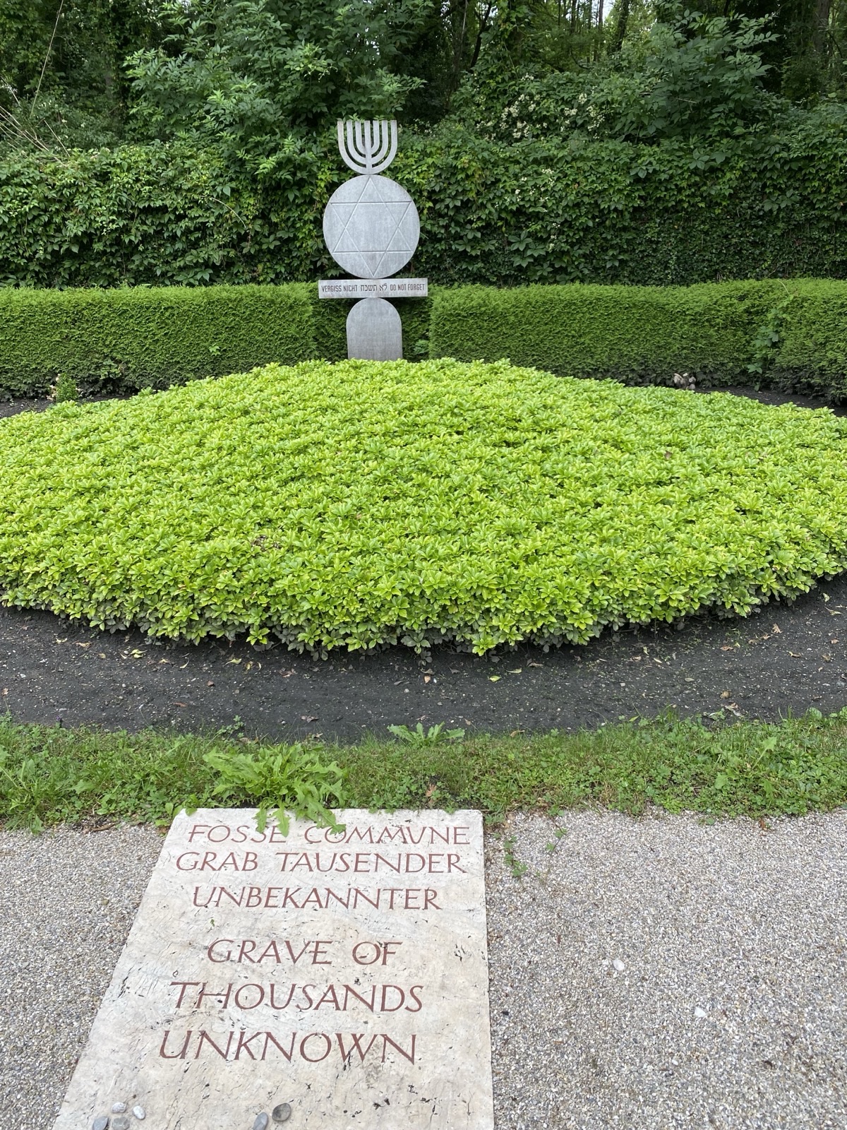 Grave of Thousands Unknown at a concentration camp memorial